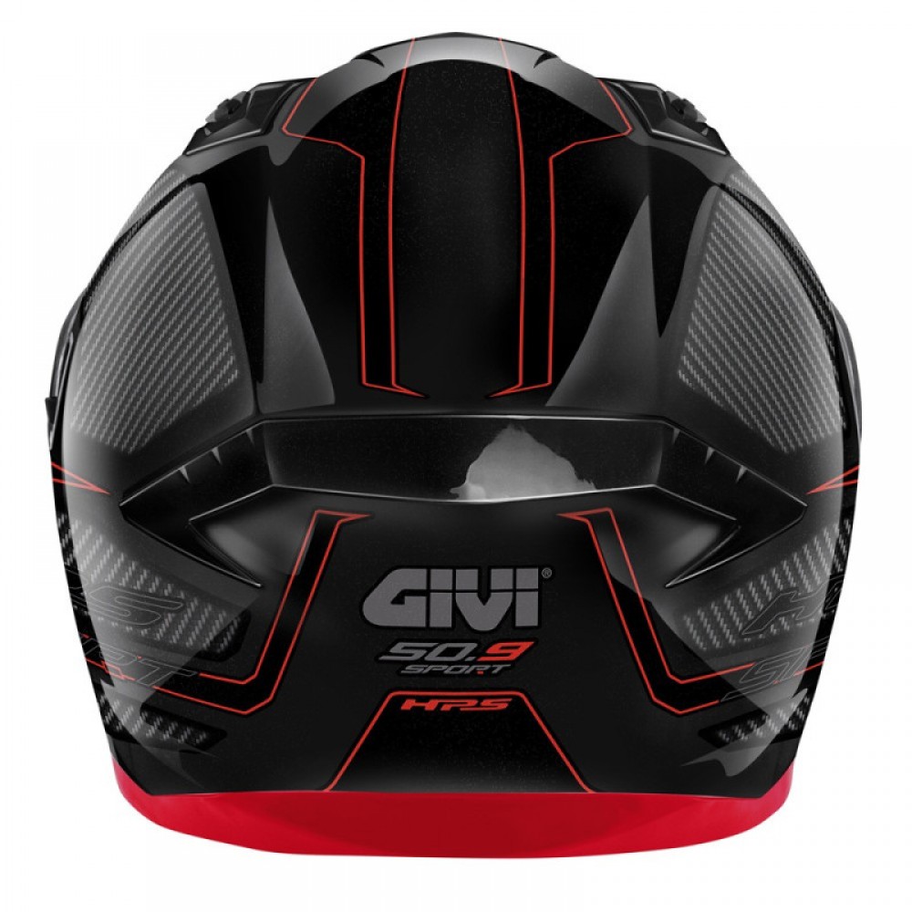 Givi 50.9 ENIGMA BLACK/TITANIUM/RED