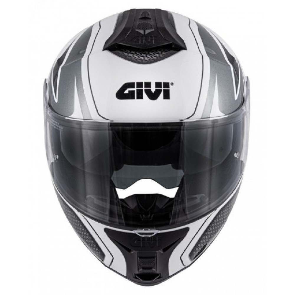 Givi X.21 CHALLENGER SHIVER WHITE/TITANIUM/BLACK