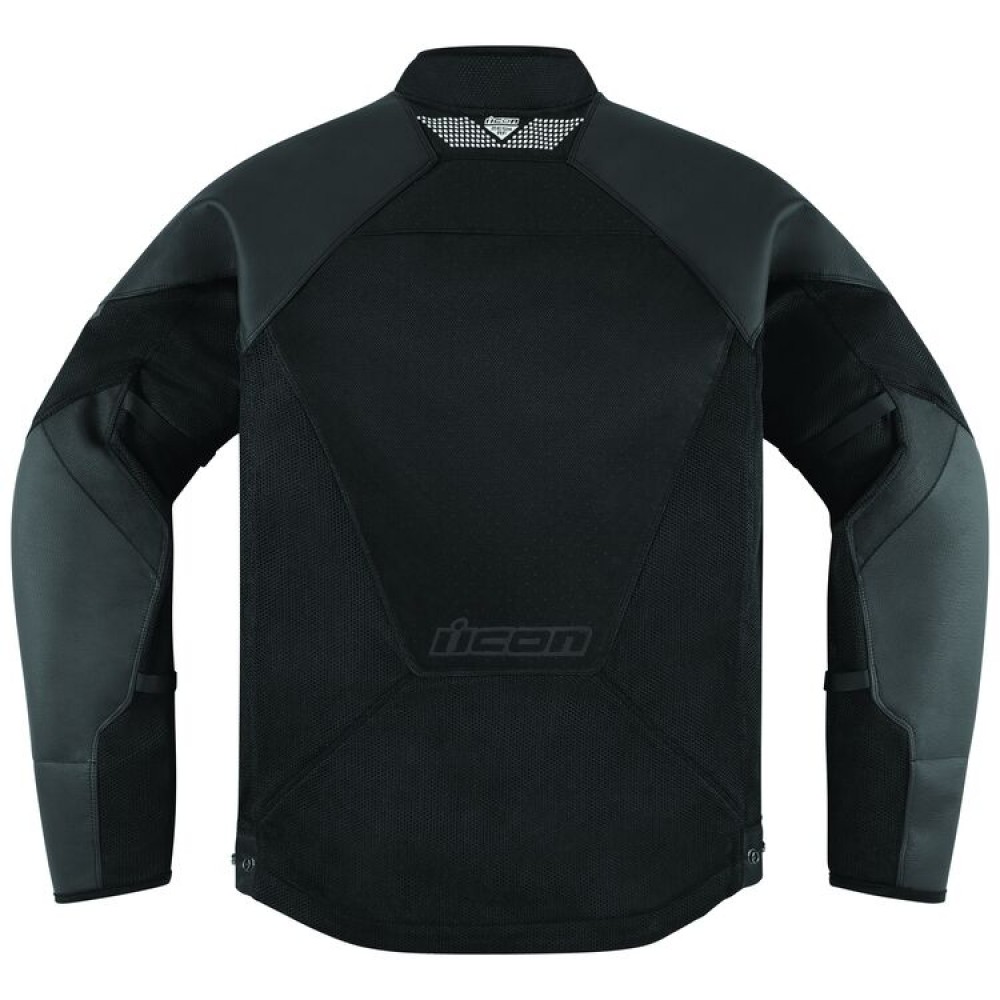 Icon MESH AF LEATHER BLACK