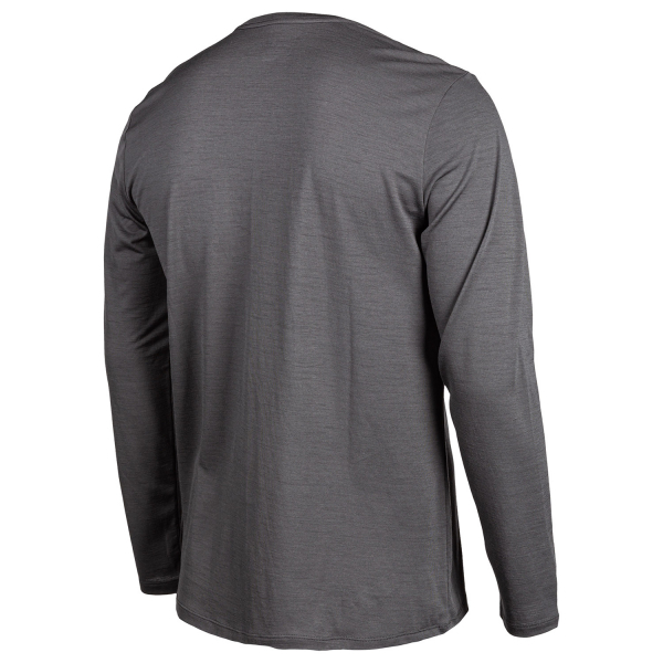 KLIM TETON MERINO WOOL LS SHIRT ASPHALT