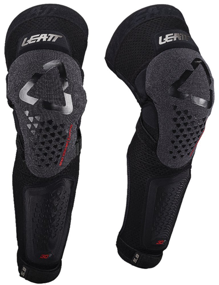 Leatt 3DF 5.0 EVO EXT YOUTH KNEE GUARD [BLACK]