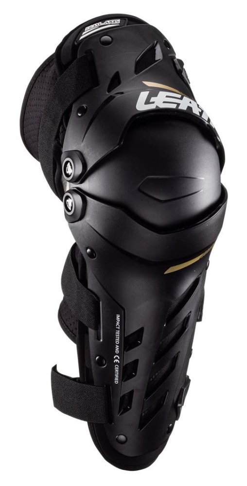 Leatt KNEE GUARD DUAL AXIS JUNIOR [BLACK]
