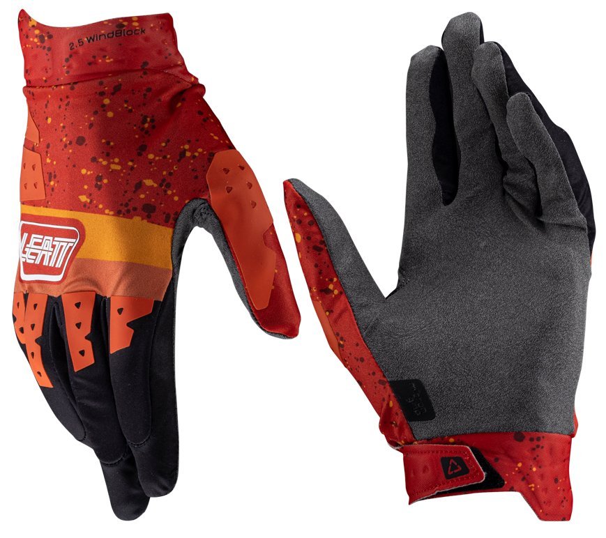 Leatt MOTO 2.5 WINDBLOCK GLOVE [BURN RED]