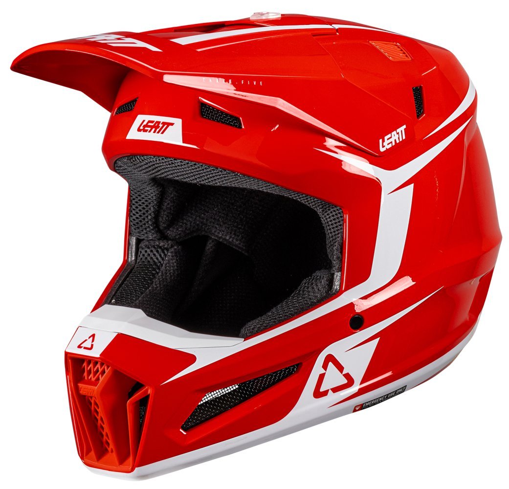 Leatt MOTO 3.5 HELMET + GOGGLE [RED]