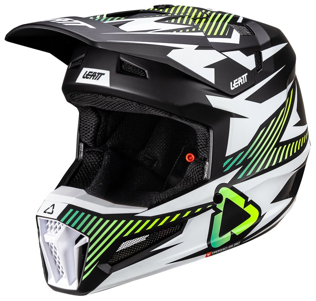 Leatt MOTO 3.5 HELMET + GOGGLE [STORM TEAL]