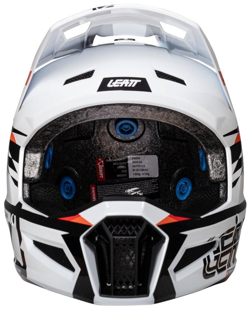 Leatt MOTO 3.5 HELMET + GOGGLE [WHITE]