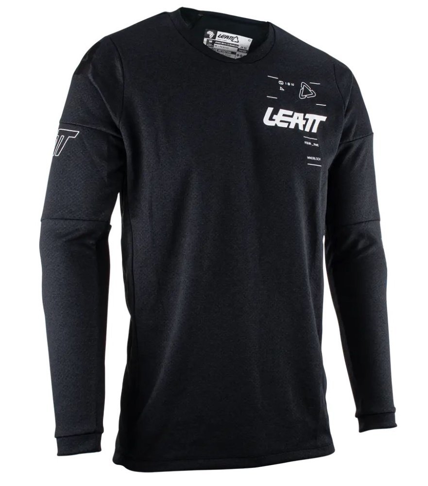 Leatt MOTO 4.5 WINDBLOCK JERSEY [BLACK]