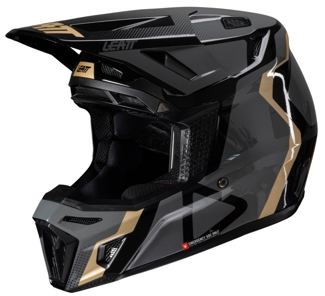 Leatt MOTO 8.5 HELMET + GOGGLE [BLACK]