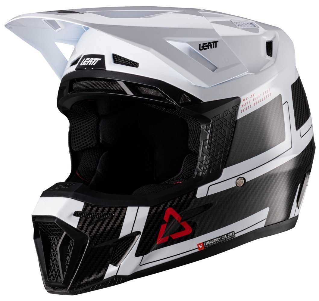 Leatt MOTO 9.5 HELMET + GOGGLE [WHITE]