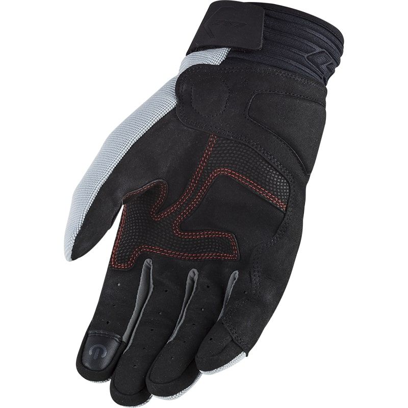 LS2 ALL TERRAIN MAN GLOVES BLACK GREY RED