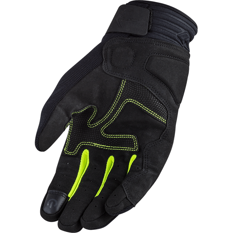 LS2 ALL TERRAIN MAN GLOVES BLACK HI-VIZ YELLOW