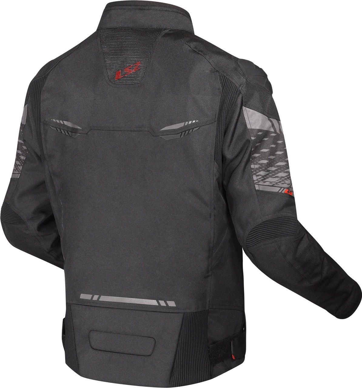 LS2 APEX MAN JACKET BLACK DARK GREY