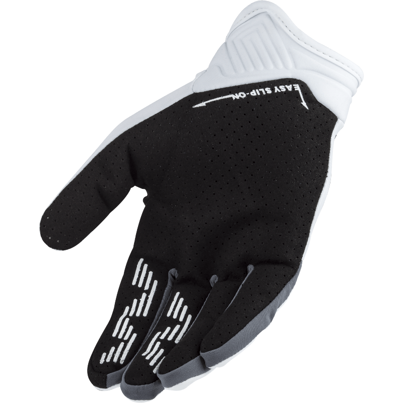LS2 BEND MAN GLOVES WHITE GREY
