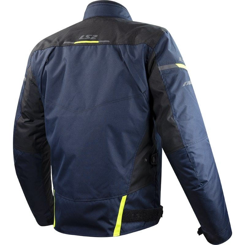 LS2 ENDURANCE MAN JACKET BLUE BLACK HI-VIS YELLOW S