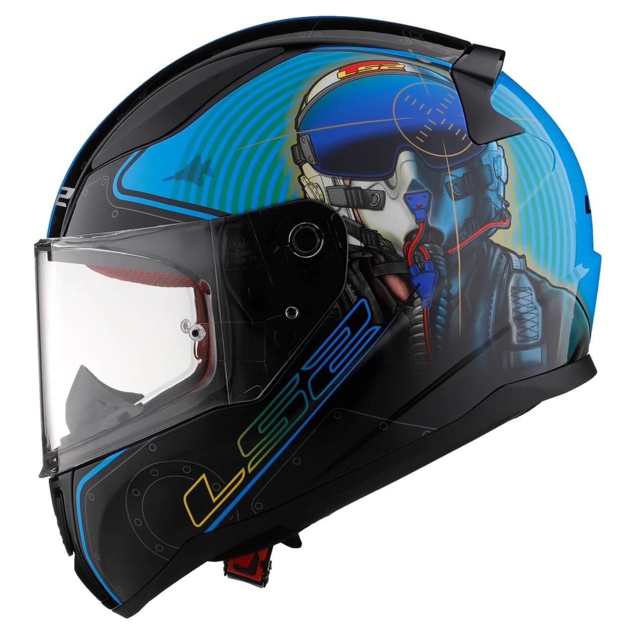 LS2 FF353 RAPID MACH II FIGHTER PILOT