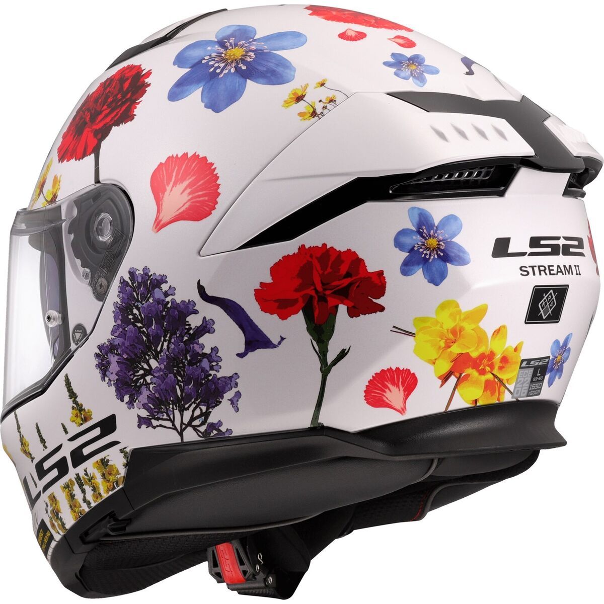 LS2 FF808 STREAM 2 FLOWERS WHITE