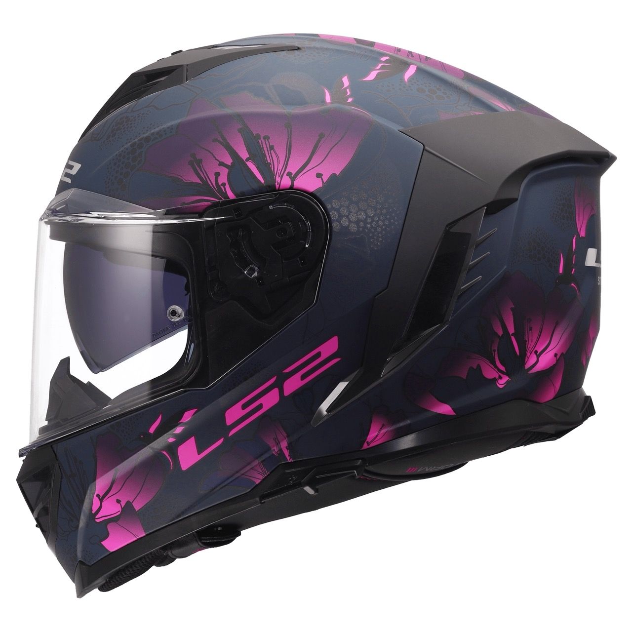LS2 FF818 STORM 3 BURST BLACK PINK