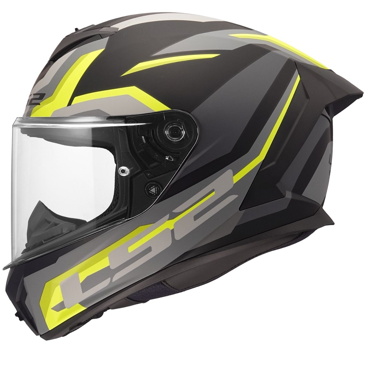 LS2 FF820 RAPID 3 HYPER BLACK HI-VIS YELLOW