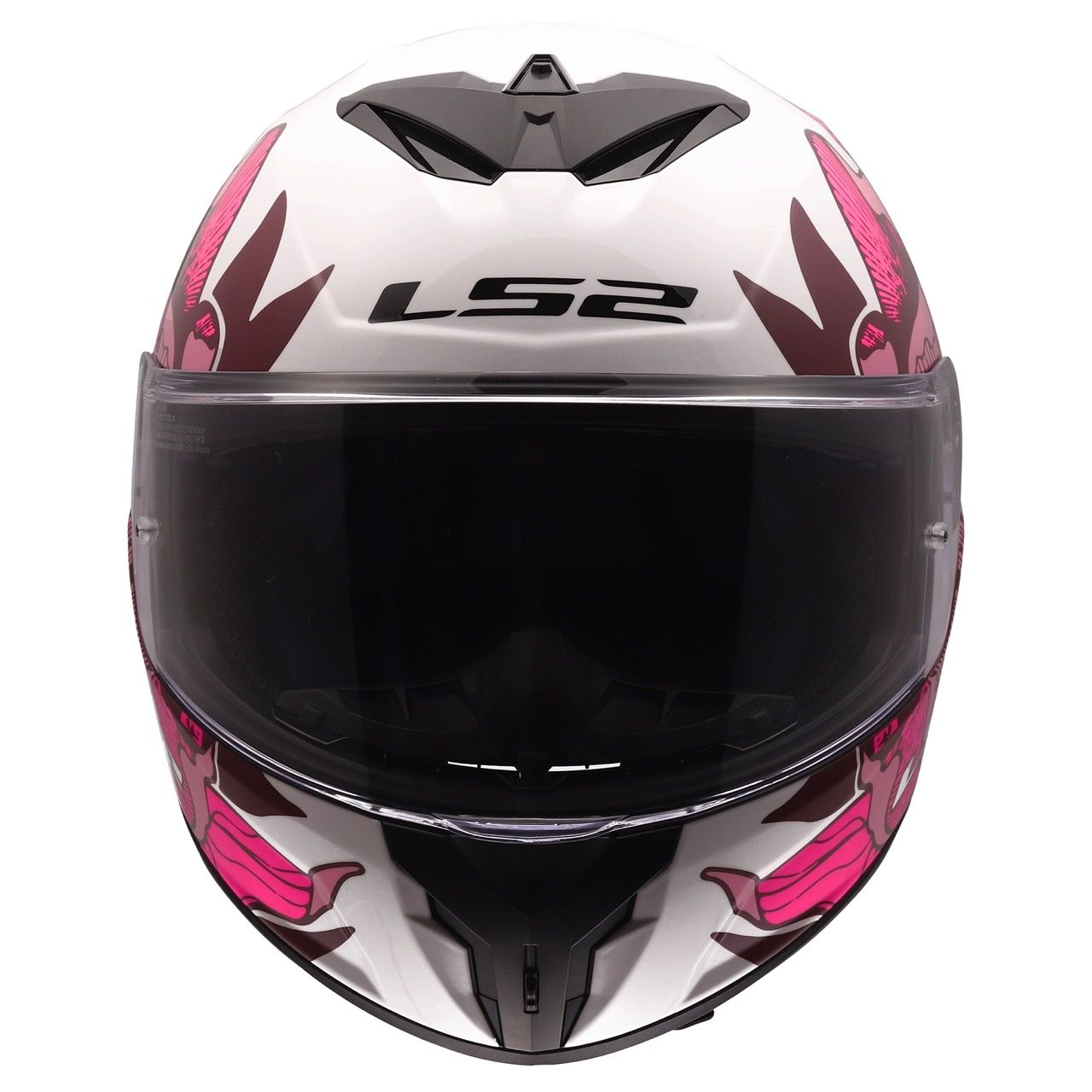 LS2 FF820 RAPID 3 POPPIES 2 WHITE PINK
