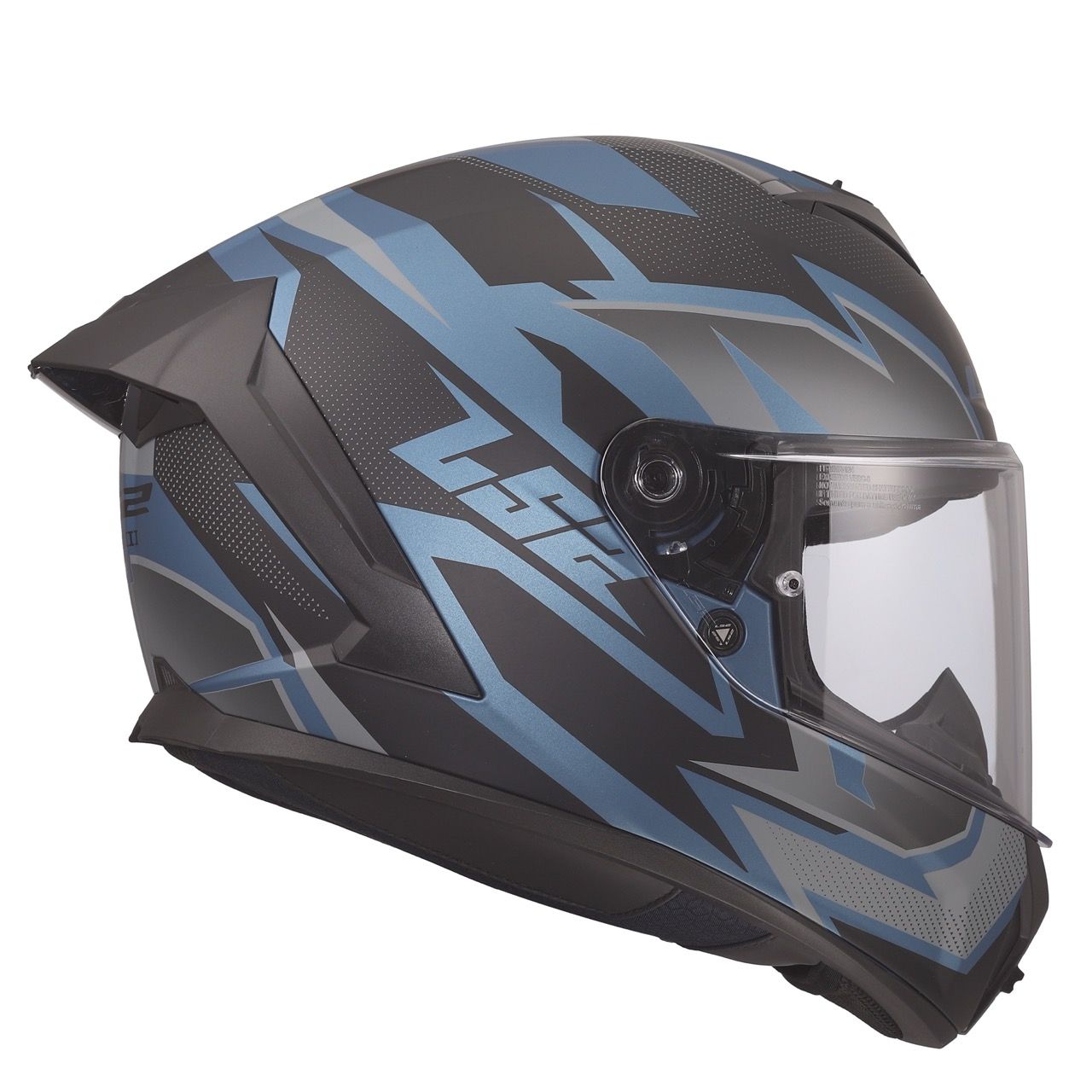 LS2 FF820 RAPID 3 XTREM BLACK BLUE PETROL