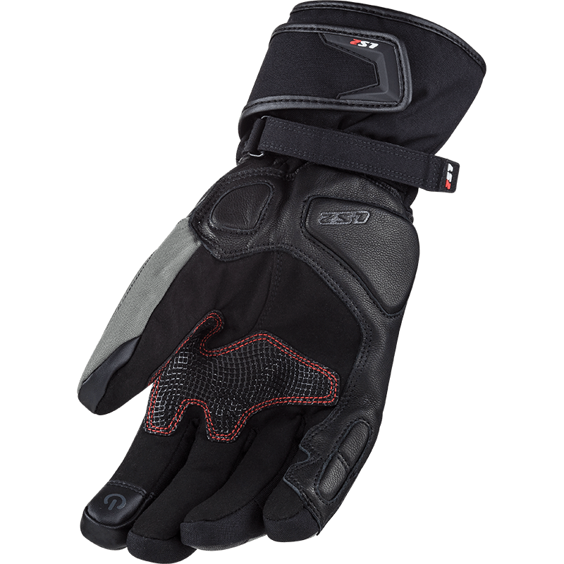LS2 FROST MAN GLOVES BLACK GREY