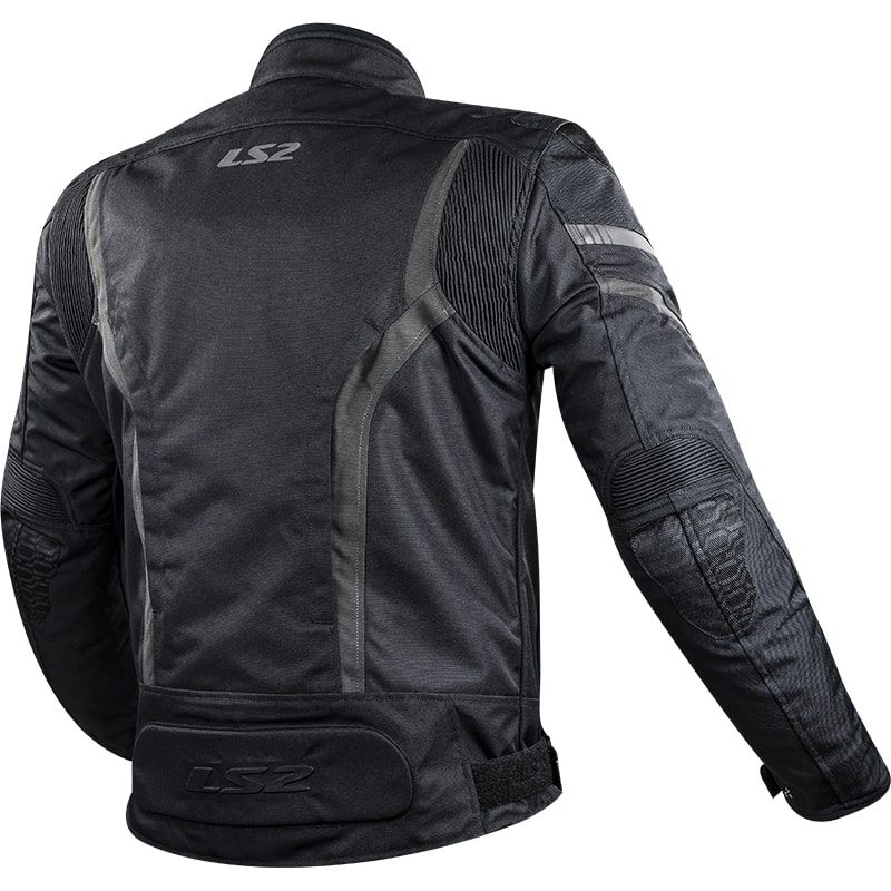 LS2 GATE MAN JACKET BLACK DARK GREY