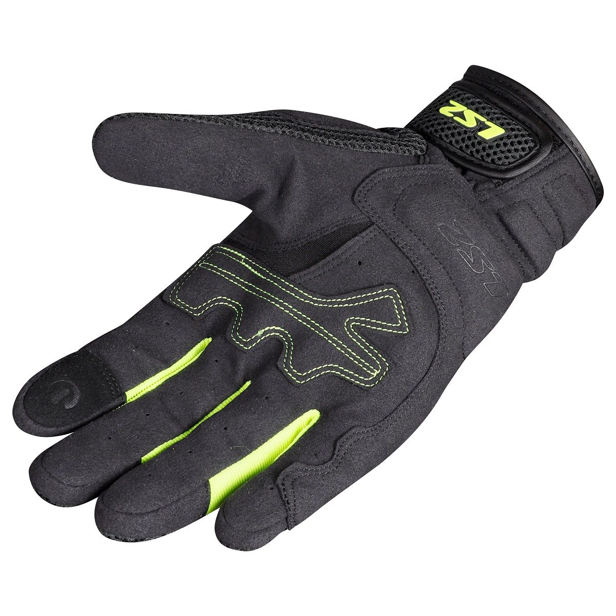 LS2 KUBRA MAN GLOVES ANTHRACITE HI-VIS YELLOW