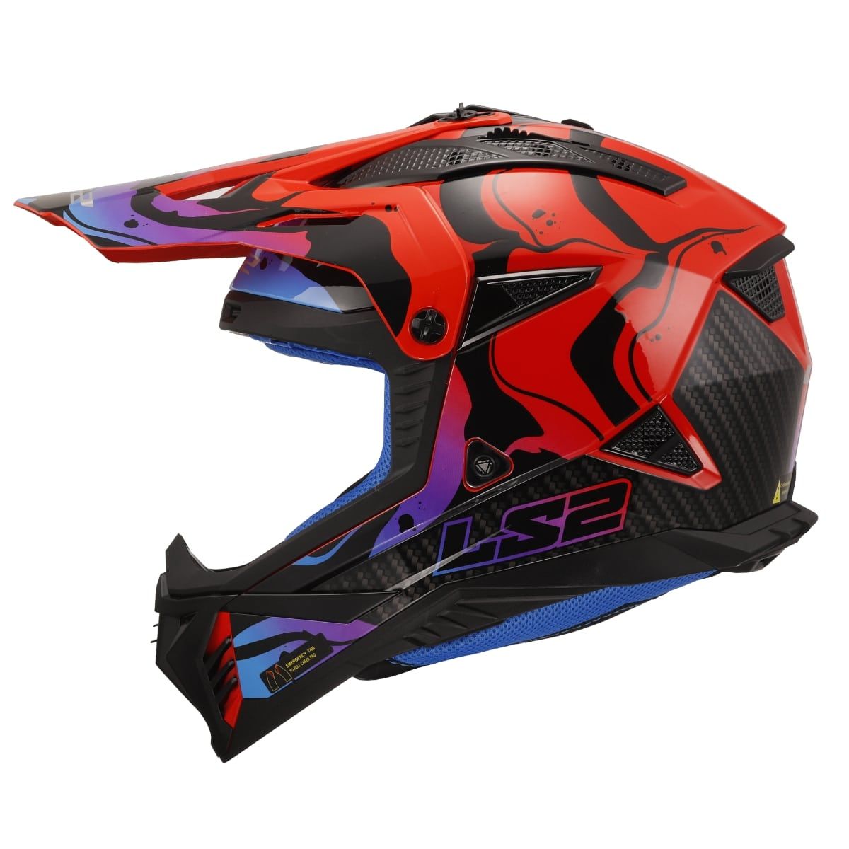 LS2 MX708 FAST 2 WASH RED