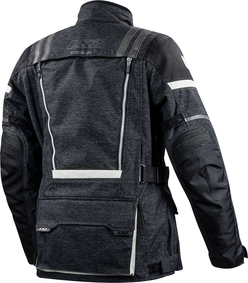 LS2 NEVADA LADY JACKET BLACK DARK GREY XS