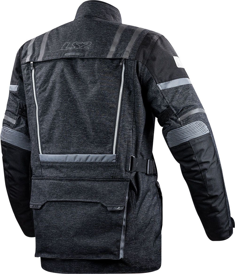 LS2 NEVADA MAN JACKET BLACK DARK GREY