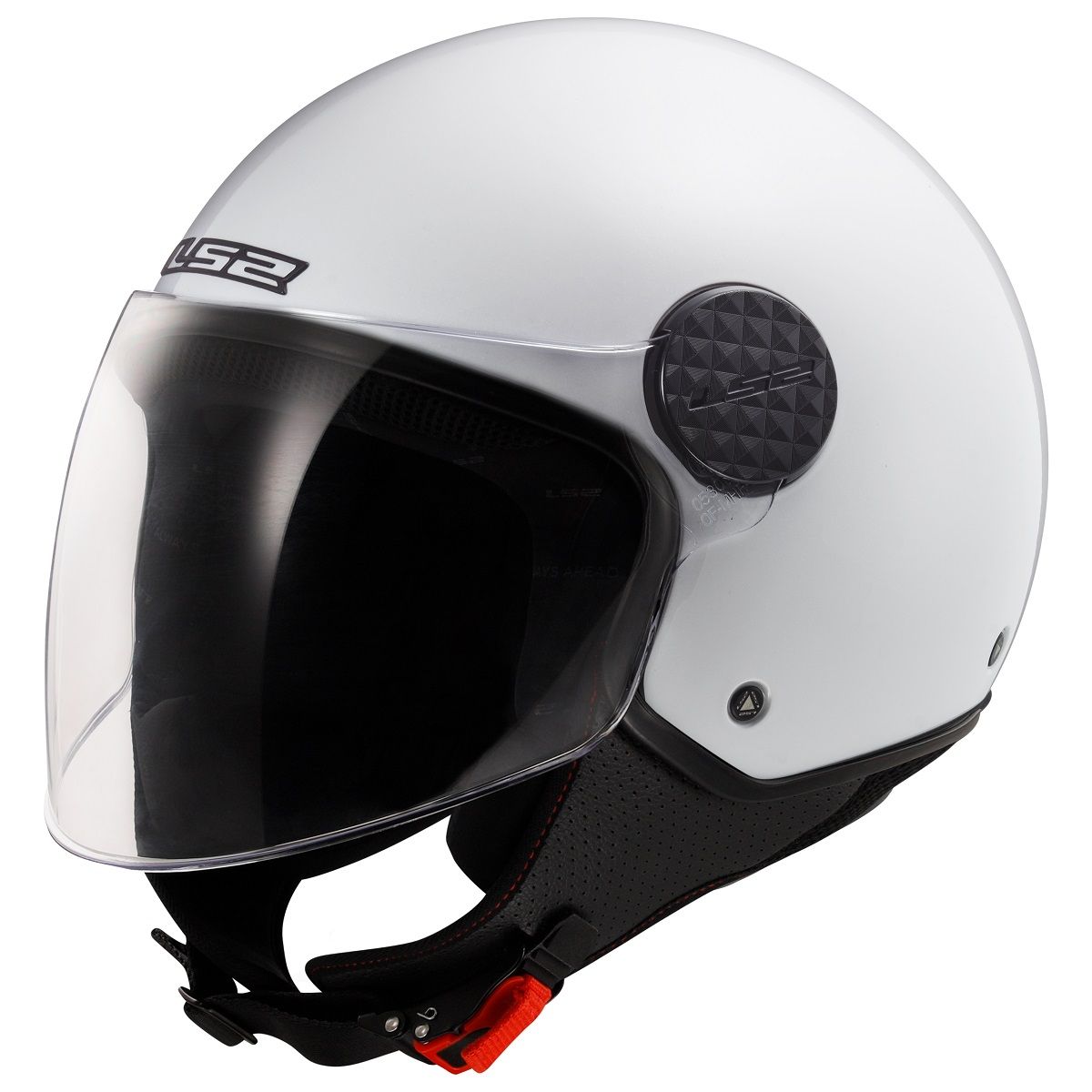 LS2 OF558 SPHERE 2 SOLID GLOSS WHITE