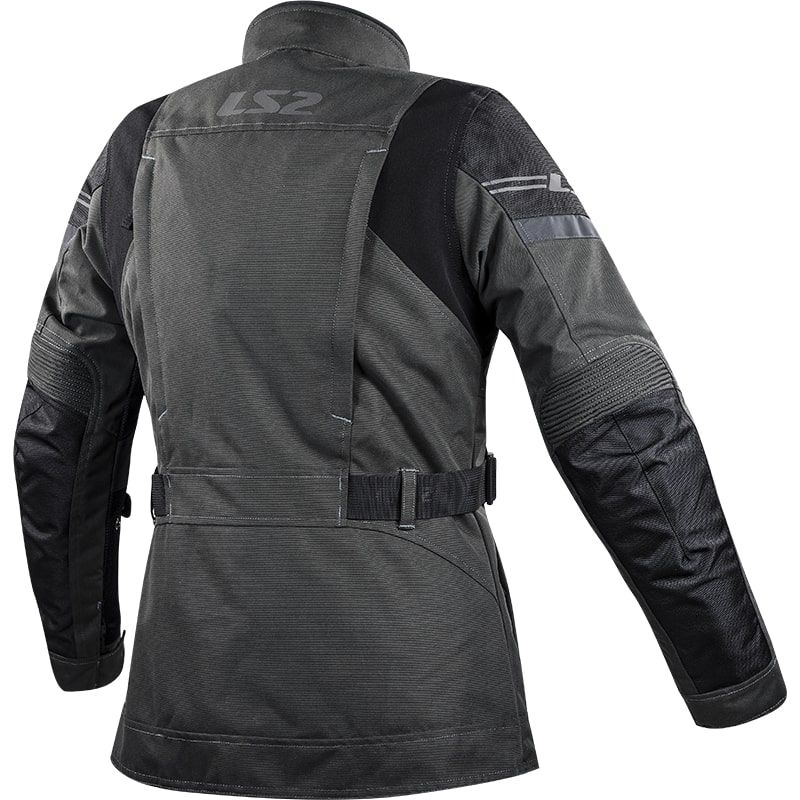LS2 PETROL LADY JACKET DARK GREY BLACK
