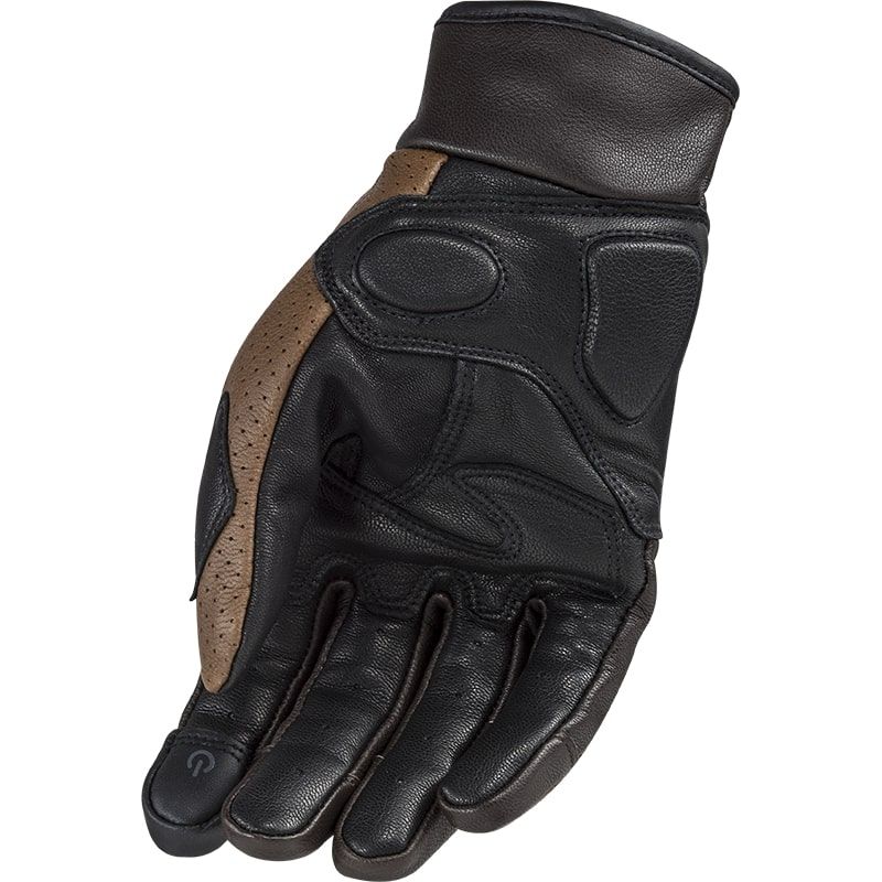 LS2 RUST MAN GLOVES BROWN LEATHER