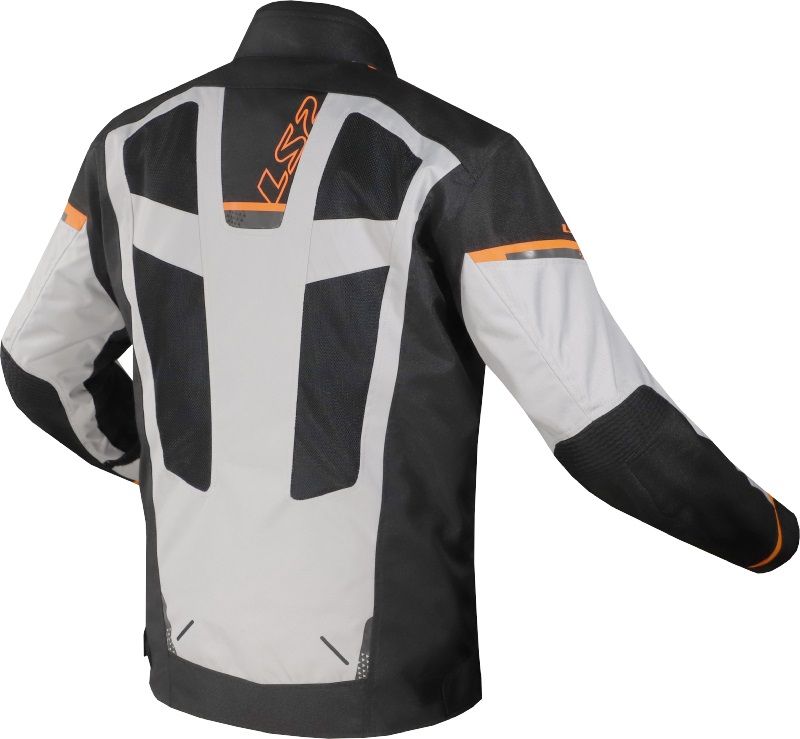 LS2 SCOUT MAN JACKET BLACK GREY ORANGE