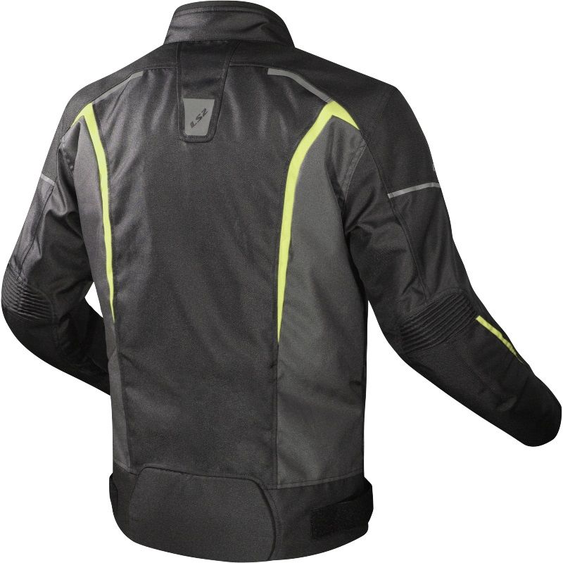 LS2 SEPANG MAN JACKET BLACK GREY HI-VIS YELLOW