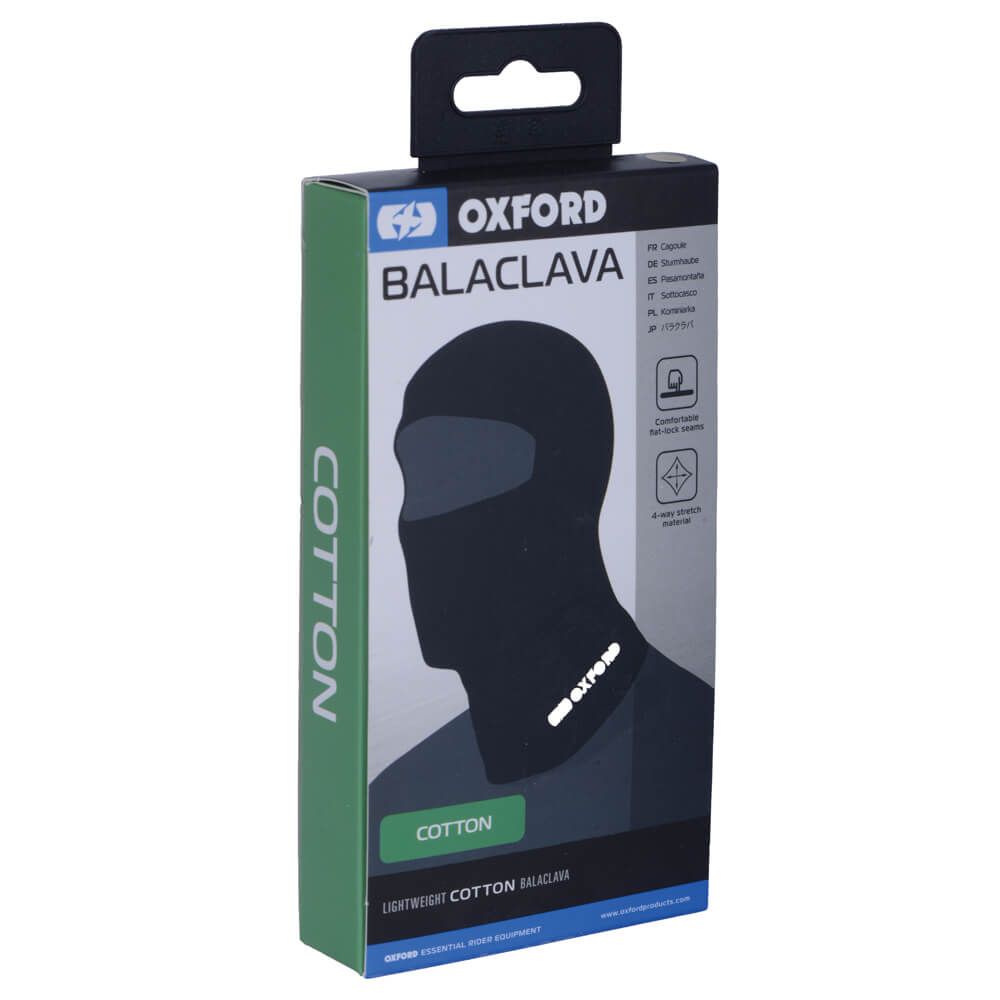 Oxford Products BALACLAVA COTTON BLK