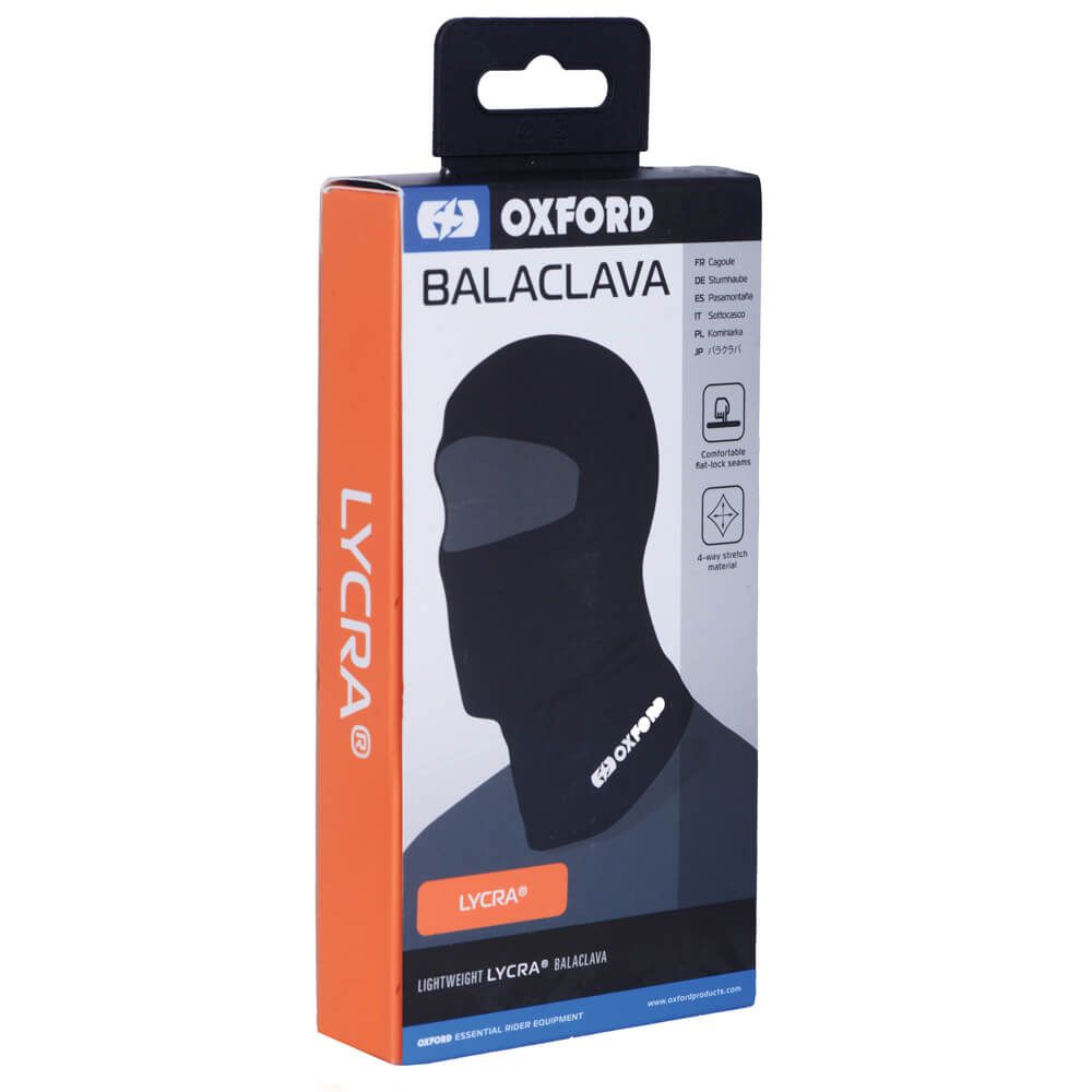 Oxford Products BALACLAVA LYCRA BLK