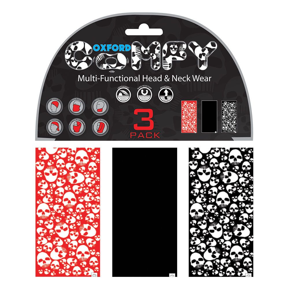 Oxford Products COMFY SKULLS 3-PACK