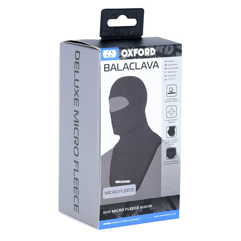 Oxford Products DELUXE BALACLAVA MICRO FLEECE BLACK