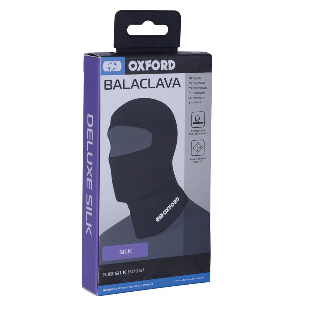 Oxford Products DELUXE BALACLAVA SILK BLK