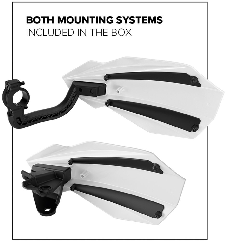 Polisport MX BULLIT HANDGUARD - KTM [WHITE]