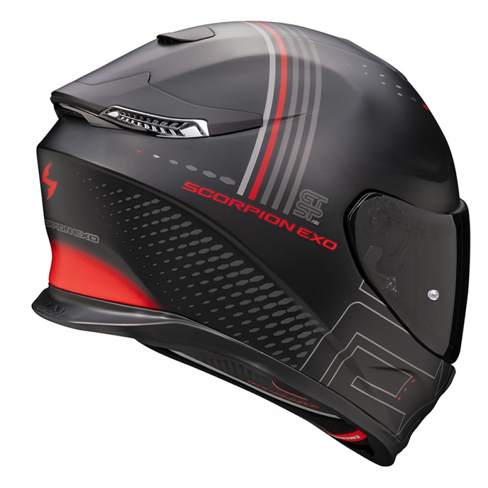 SCORPION EXO-GT SP AIR TECHLANE BLACK/RED MATT