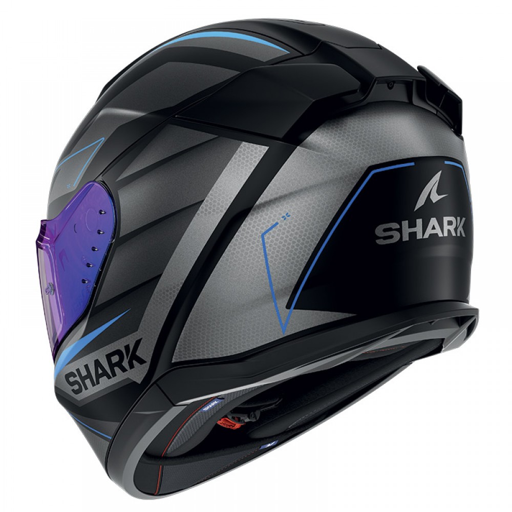 SHARK D-SKWAL 3 SIZLER BLACK BLUE MATT