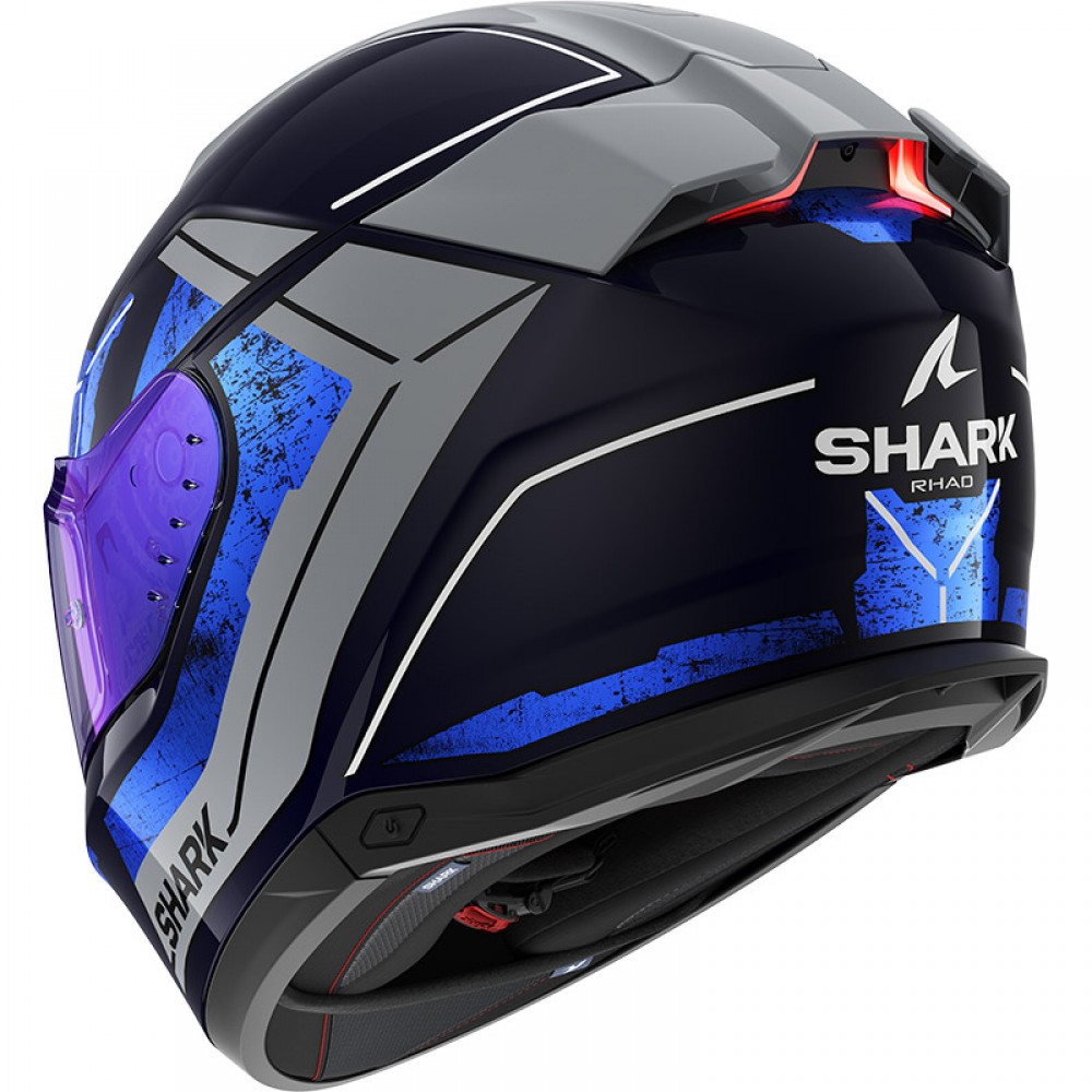SHARK SKWAL I3 RHAD BLUE CHROME SILVER