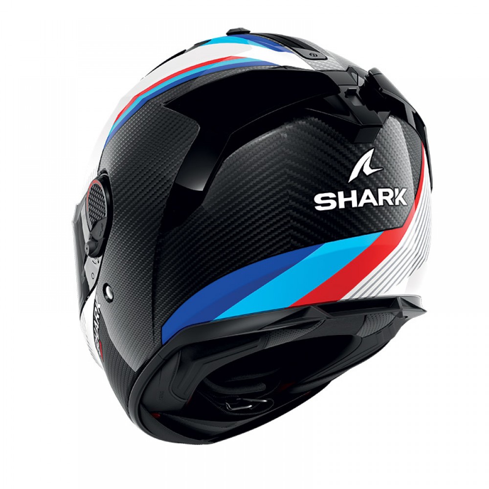 SHARK SPARTAN GT PRO DOKHTA CARBON WHITE BLUE