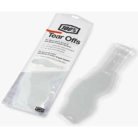 Детские срывы 100 Percent % ac2/st2 (gen.2) youth tear-offs - 20 pack