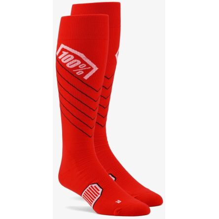 Шкарпетки ride 100 Percent % hi-side thin sock [red]