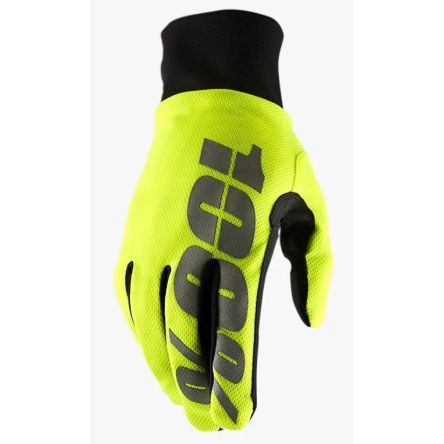 Водостойкие перчатки 100 Percent % hydromatic waterproof glove [fluo yellow]