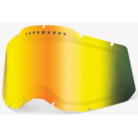 Лінза 100 Percent % RC2/AC2/ST2 (GEN.2) DUAL VENTED LENS [MIRROR GOLD]