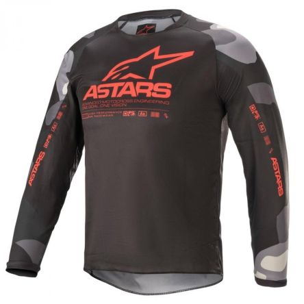 Джерси детская ALPINESTARS racer tactical grey/camo/red